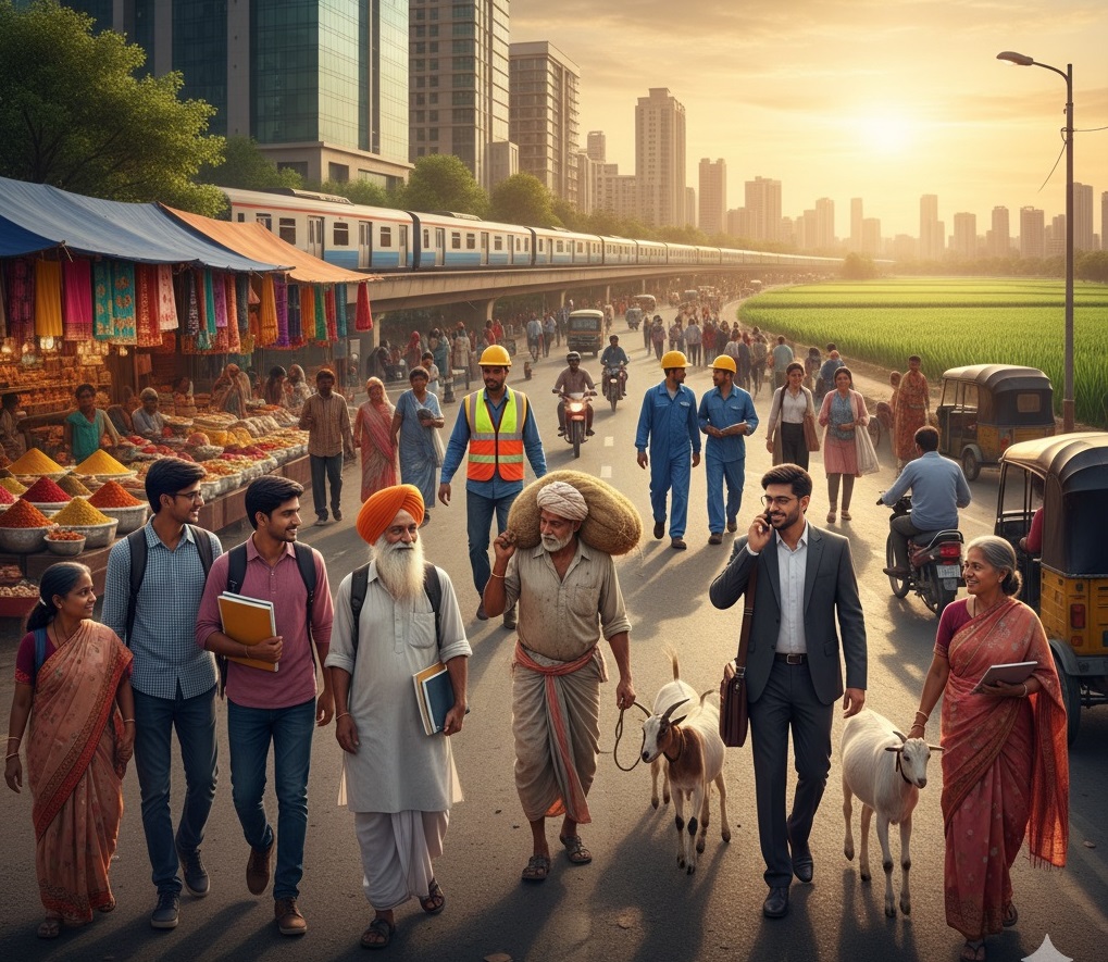 India’s Population and Economy in 2025